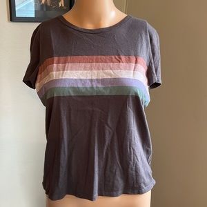 American eagle striped tee